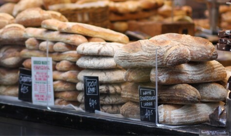 Bread on sale at a market