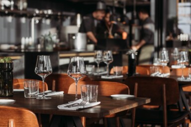 Empty restaurant