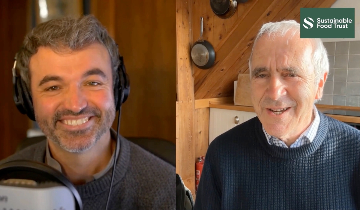 Patrick Holden and Stuart Oates recording an episode of the SFT Podcast