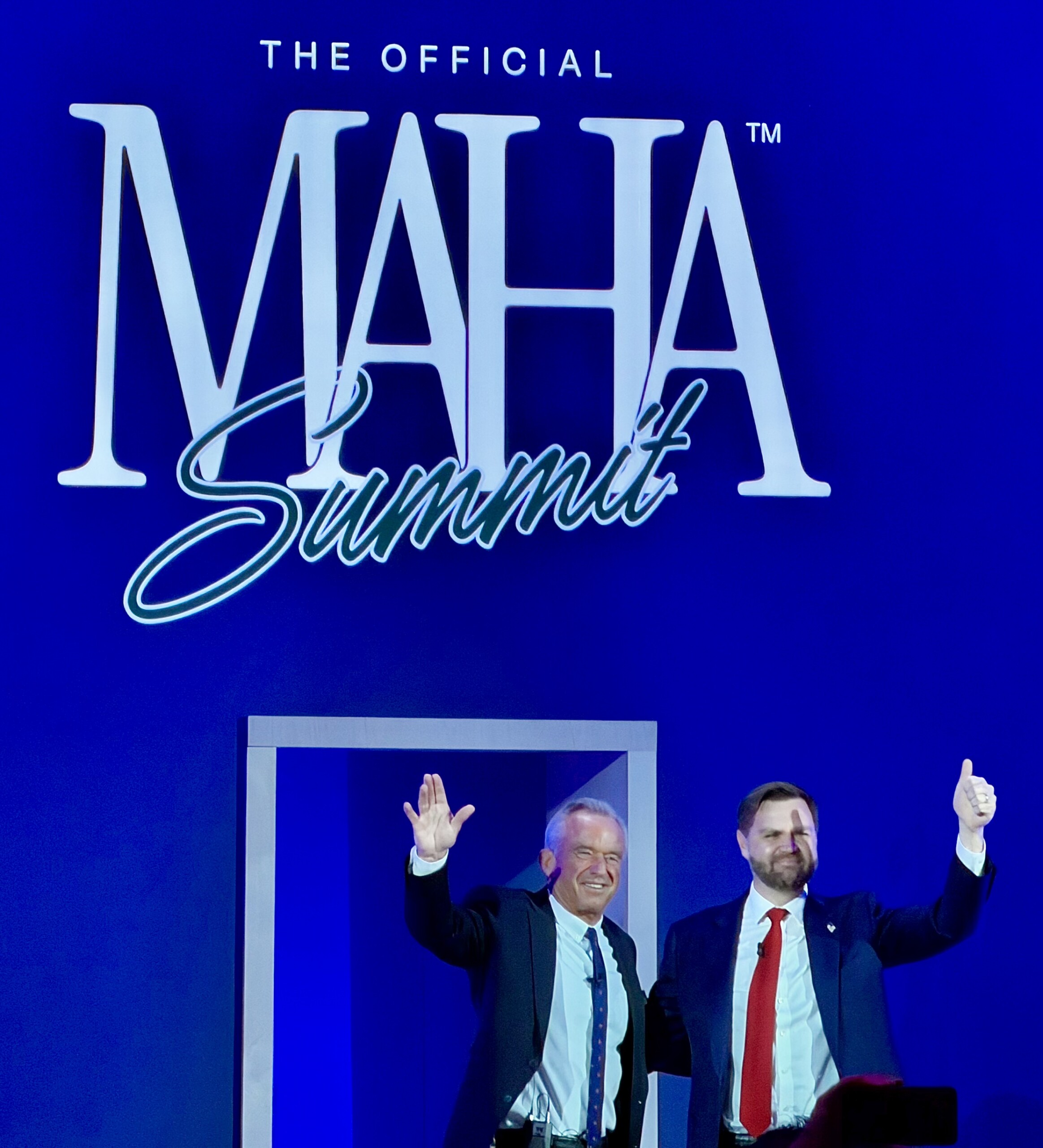 RFK Jr and JD Vance at the MAHA Summit