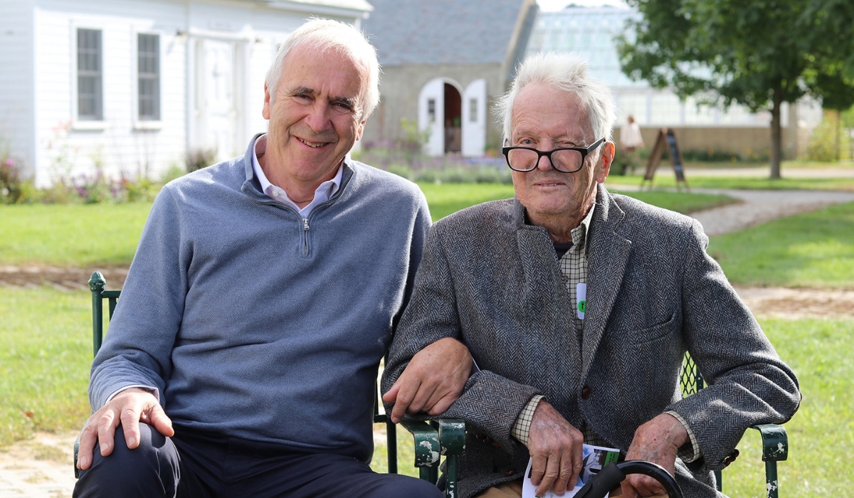 Patrick Holden and Elliot Coleman at the Real Organic Conference, September 2026